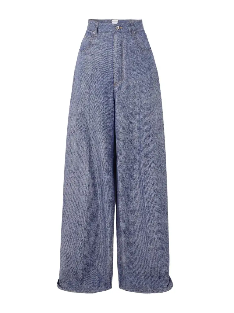 Bottega Veneta Wool And Cotton-blend Twill Wide-leg Pants | Image 1 Bottega Veneta Wool And Cotton-blend Twill Wide-leg Pants | Image 1