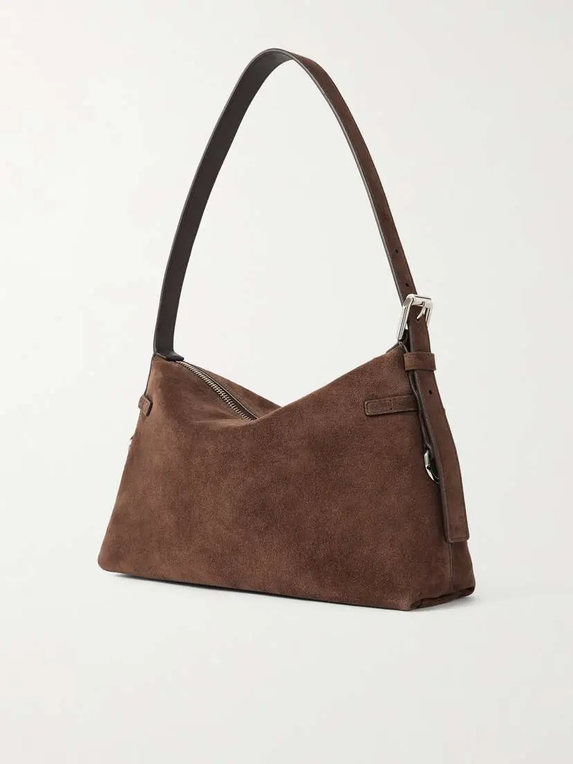 Givenchy Voyou Suede Shoulder Bag | Thumbnail 4 Givenchy Voyou Suede Shoulder Bag | Thumbnail 4