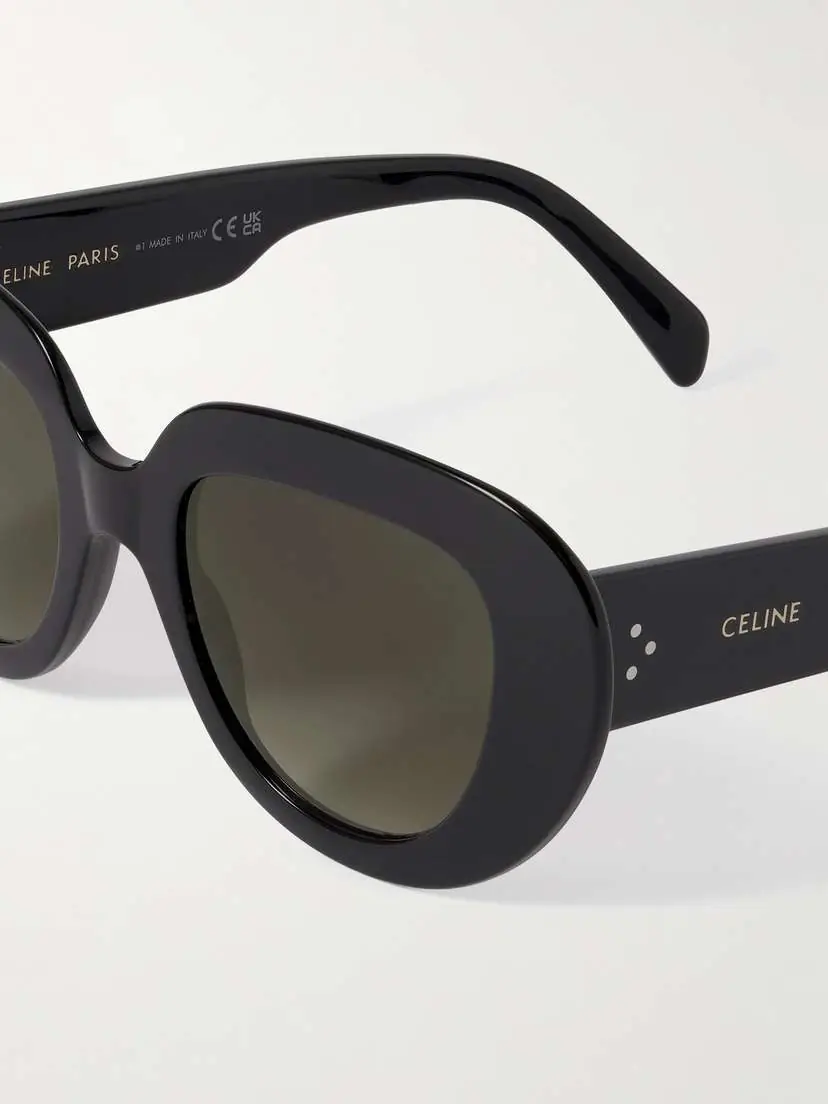CELINE Eyewear Oversized Butterfly-frame Acetate Sunglasses | Thumbnail 4