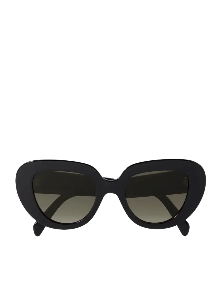 CELINE Eyewear Oversized Butterfly-frame Acetate Sunglasses