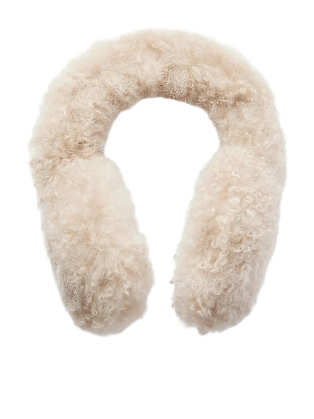 Wool-trimmed Shearling Earmuffs Wool-trimmed Shearling Earmuffs