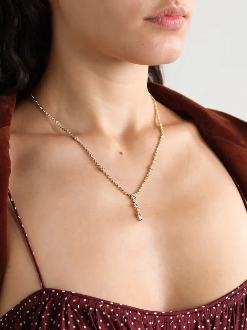 Anita Ko Vivi 18-karat Gold Diamond Necklace | Thumbnail 2
