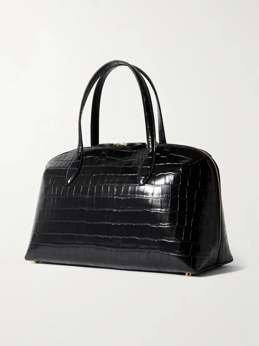 TOTEME Croc-effect Leather Tote | Thumbnail 3 TOTEME Croc-effect Leather Tote | Thumbnail 3