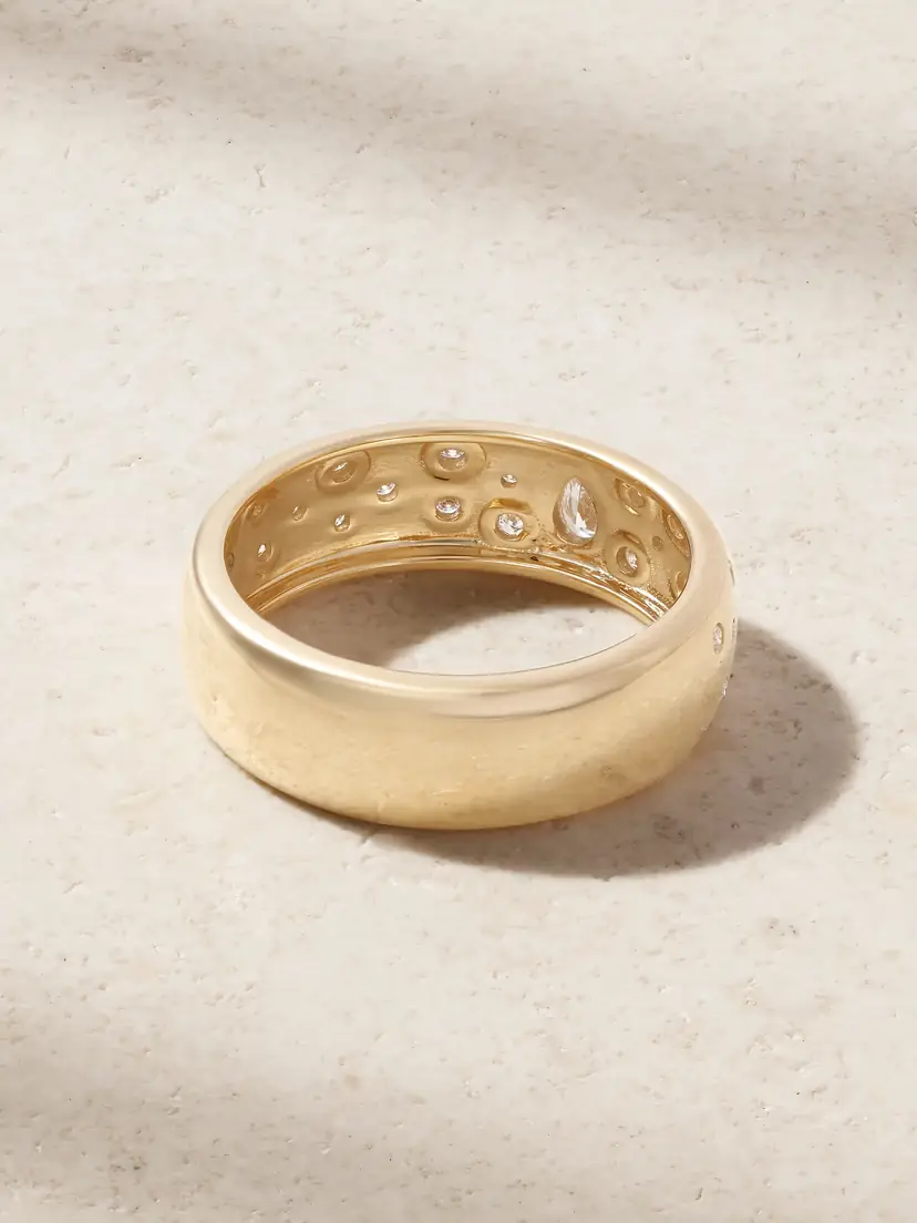 Roxanne First Cigar Constellation 14-karat Gold And Diamond Ring | Thumbnail 3 Roxanne First Cigar Constellation 14-karat Gold And Diamond Ring | Thumbnail 3