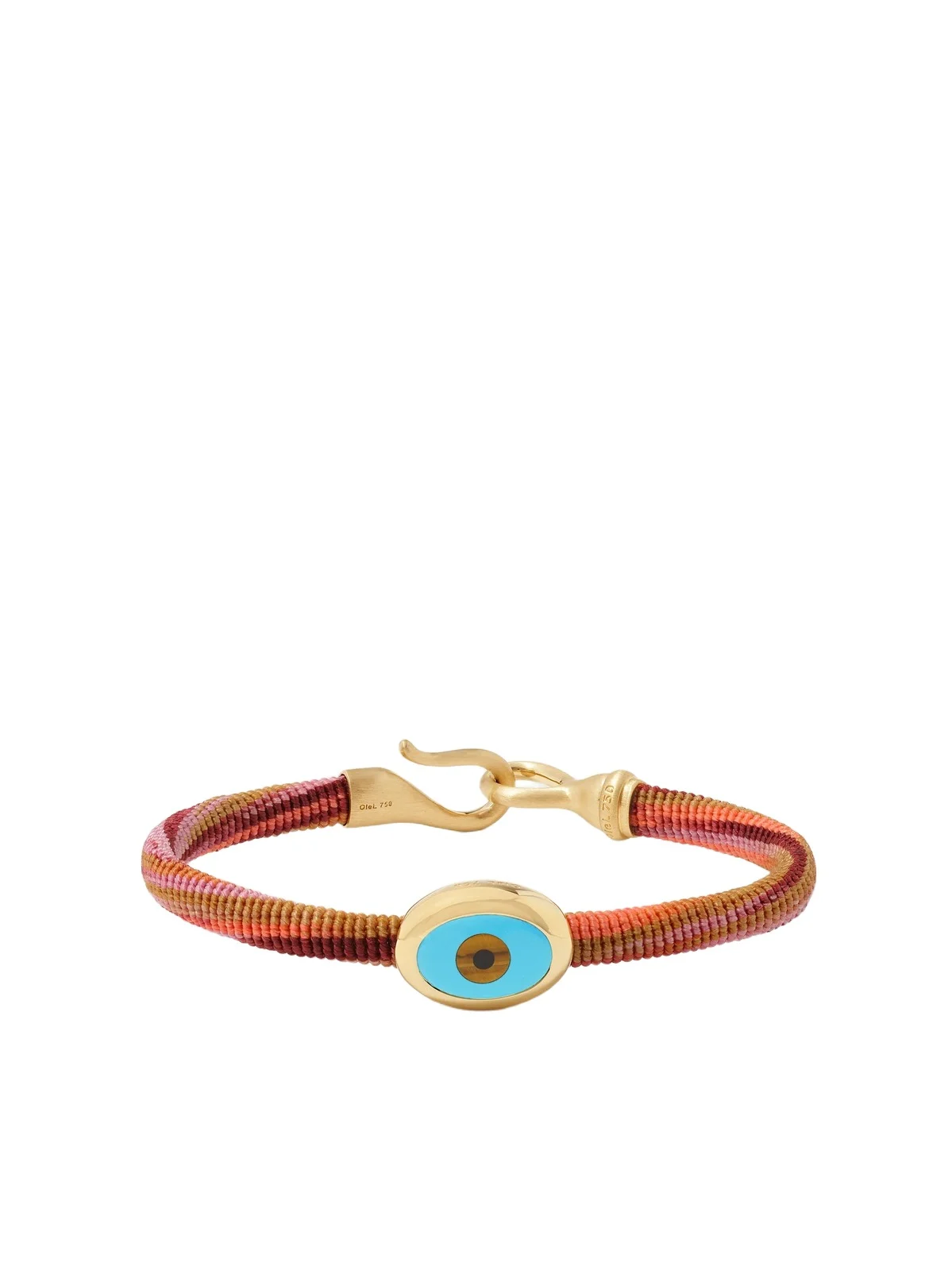 Life 18-karat Gold, Turquoise And Enamel Bracelet - Red Life 18-karat Gold, Turquoise And Enamel Bracelet - Red
