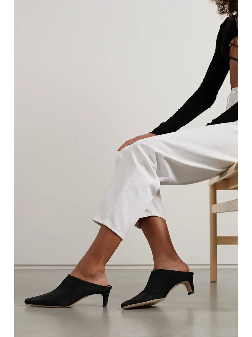 Staud Wally Suede Mules | Thumbnail 2 Staud Wally Suede Mules | Thumbnail 2