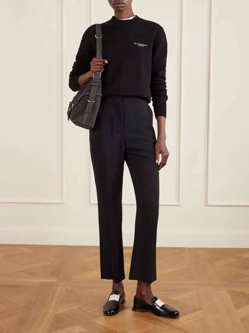 Givenchy Voyou Medium Buckled Suede Shoulder Bag | Thumbnail 3 Givenchy Voyou Medium Buckled Suede Shoulder Bag | Thumbnail 3