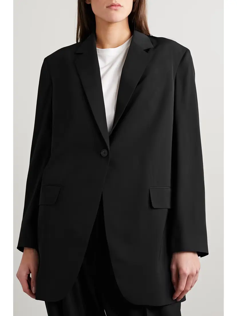 The Row Obine Crepe Blazer | Thumbnail 3 The Row Obine Crepe Blazer | Thumbnail 3