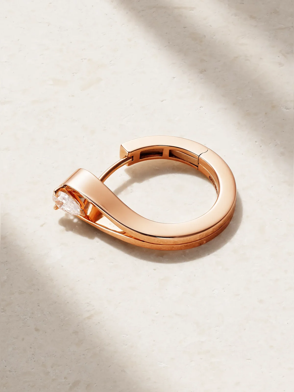 Serti Inversé 18-karat Rose Gold Diamond Earring Serti Inversé 18-karat Rose Gold Diamond Earring