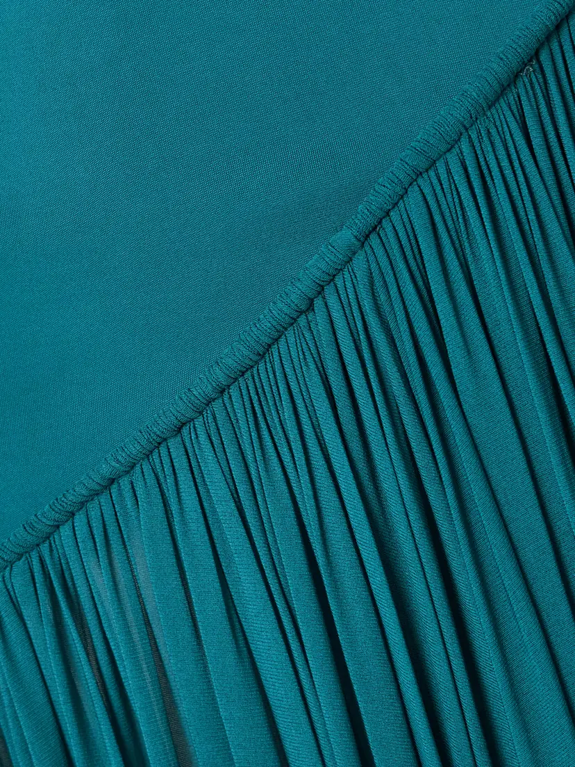 Zimmermann Luna Asymmetric Cutout Pleated Jersey Gown | Thumbnail 4 Zimmermann Luna Asymmetric Cutout Pleated Jersey Gown | Thumbnail 4