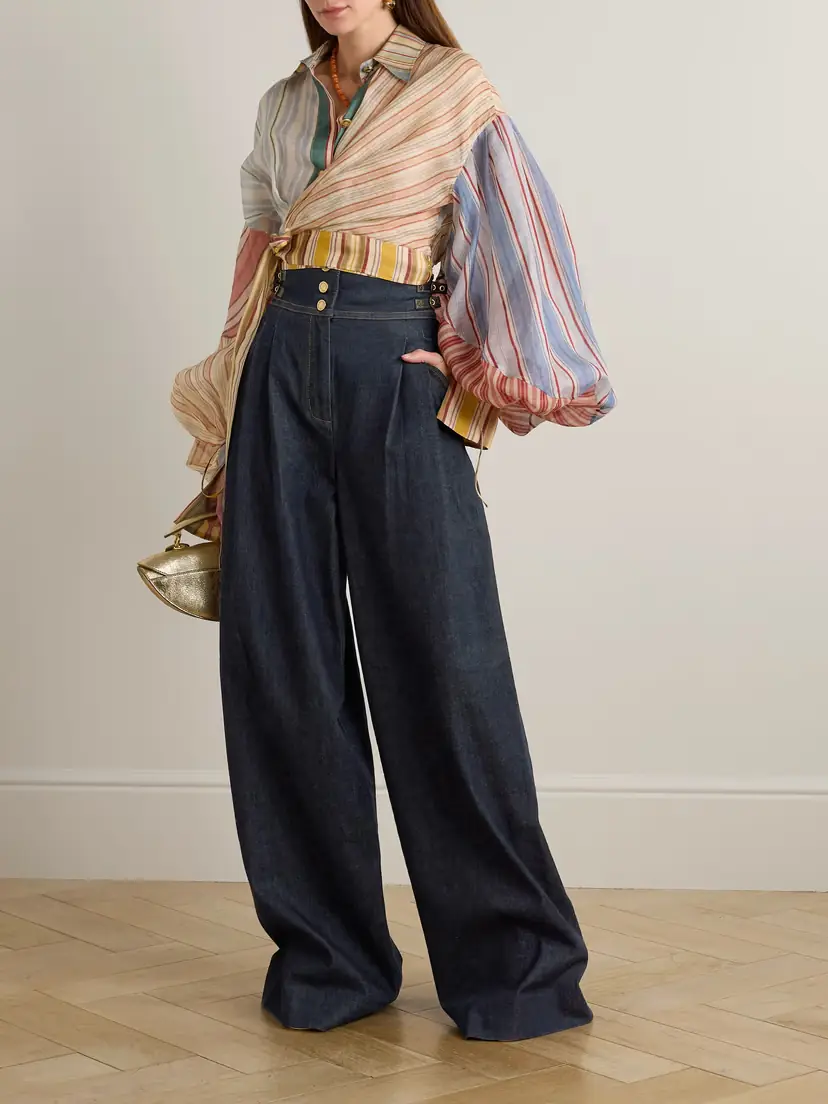 Zimmermann Rebellion High-rise Wide-leg Jeans | Thumbnail 2