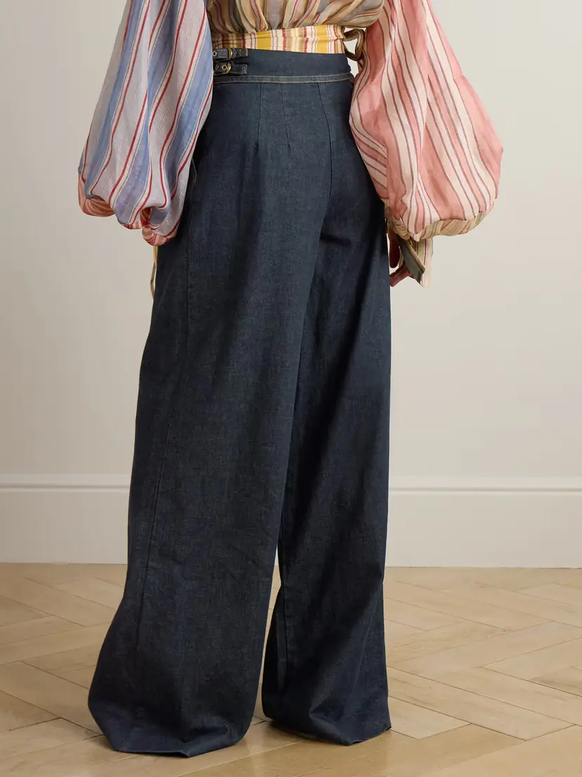 Zimmermann Rebellion High-rise Wide-leg Jeans | Thumbnail 4