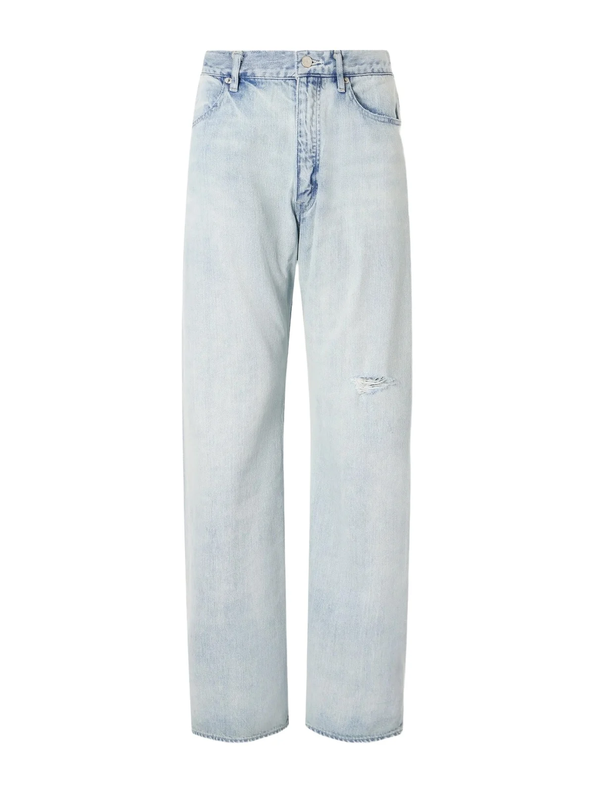 Distressed Mid-rise Wide-leg Jeans Distressed Mid-rise Wide-leg Jeans