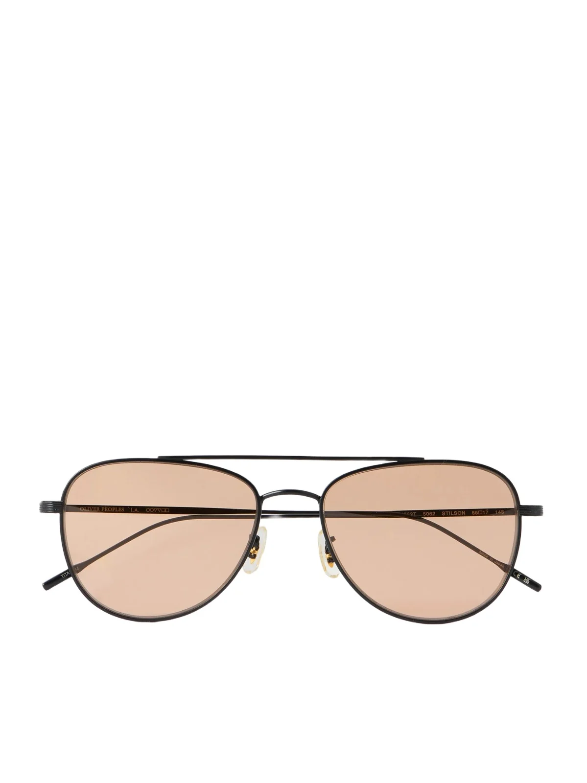 Aviator-style Metal Sunglasses