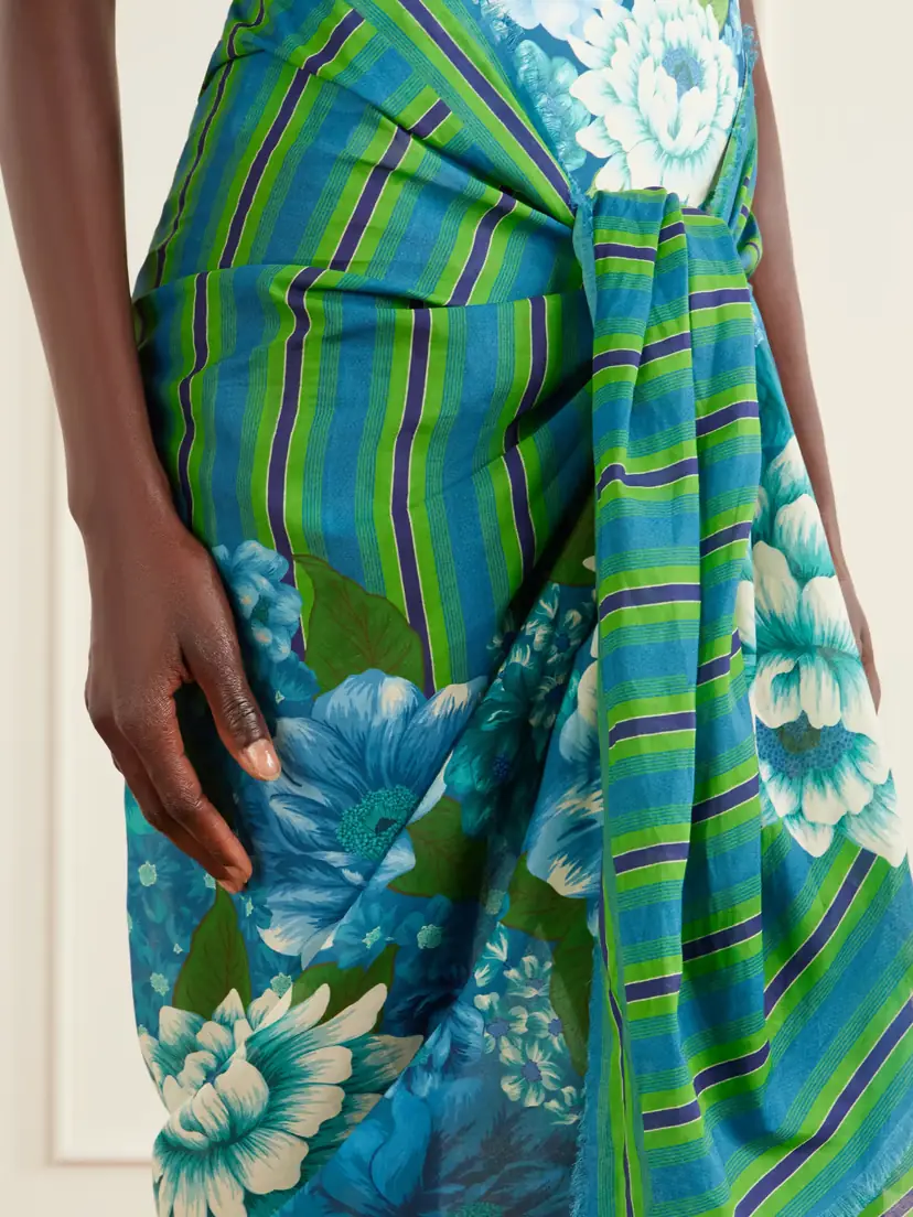 ALÉMAIS Margo Printed Organic Cotton-voile Pareo | Thumbnail 4