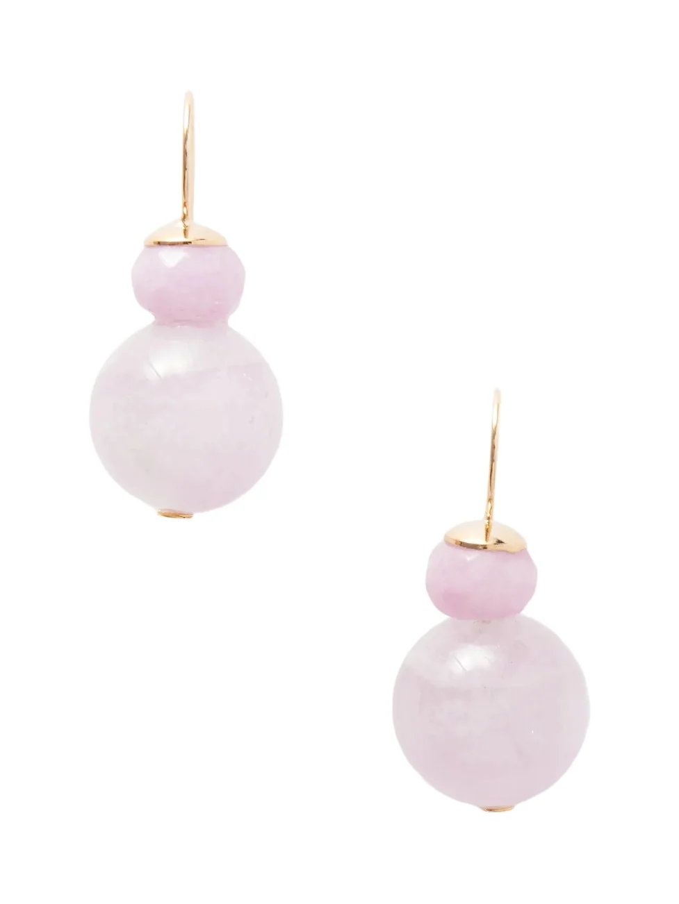 Jaycee Gold-tone And Crystal Earrings - Purple