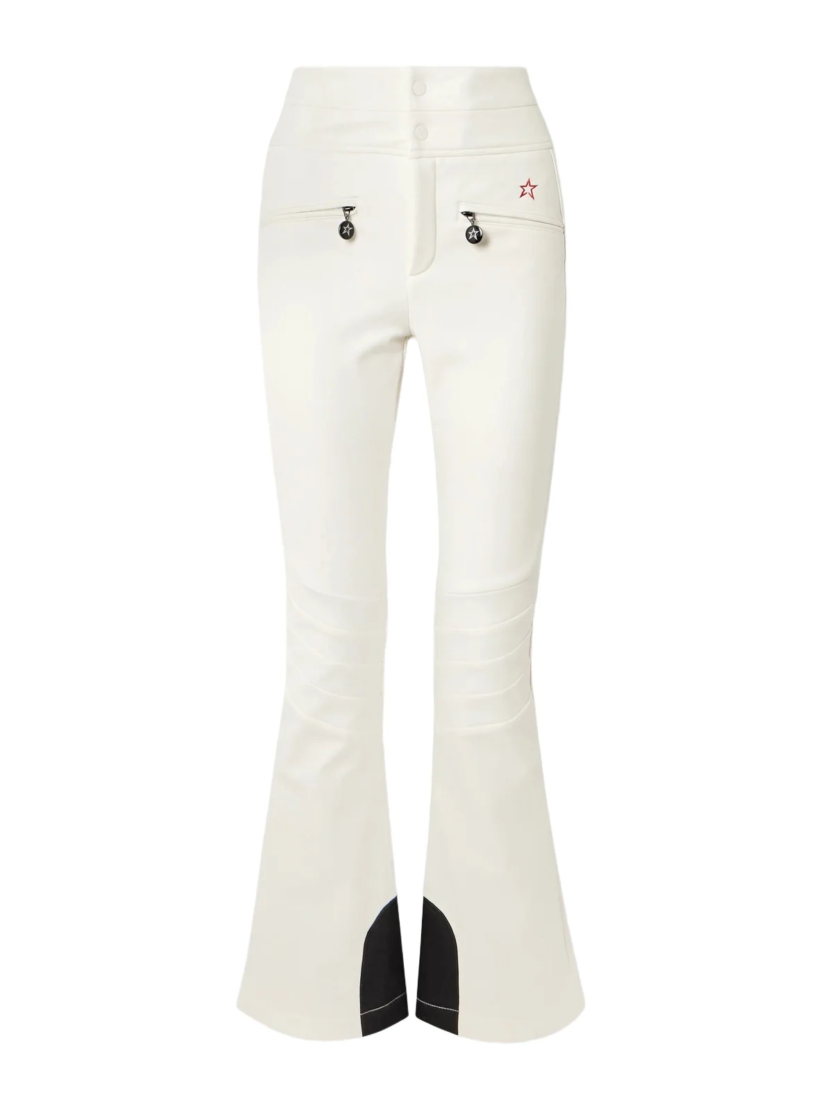Aurora Embroidered Stretch-shell Flared Ski Pants