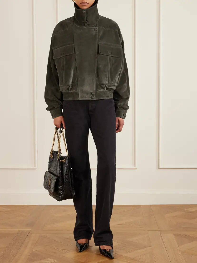 Saint Laurent Niki Small Crinkled-leather Tote | Thumbnail 2 Saint Laurent Niki Small Crinkled-leather Tote | Thumbnail 2