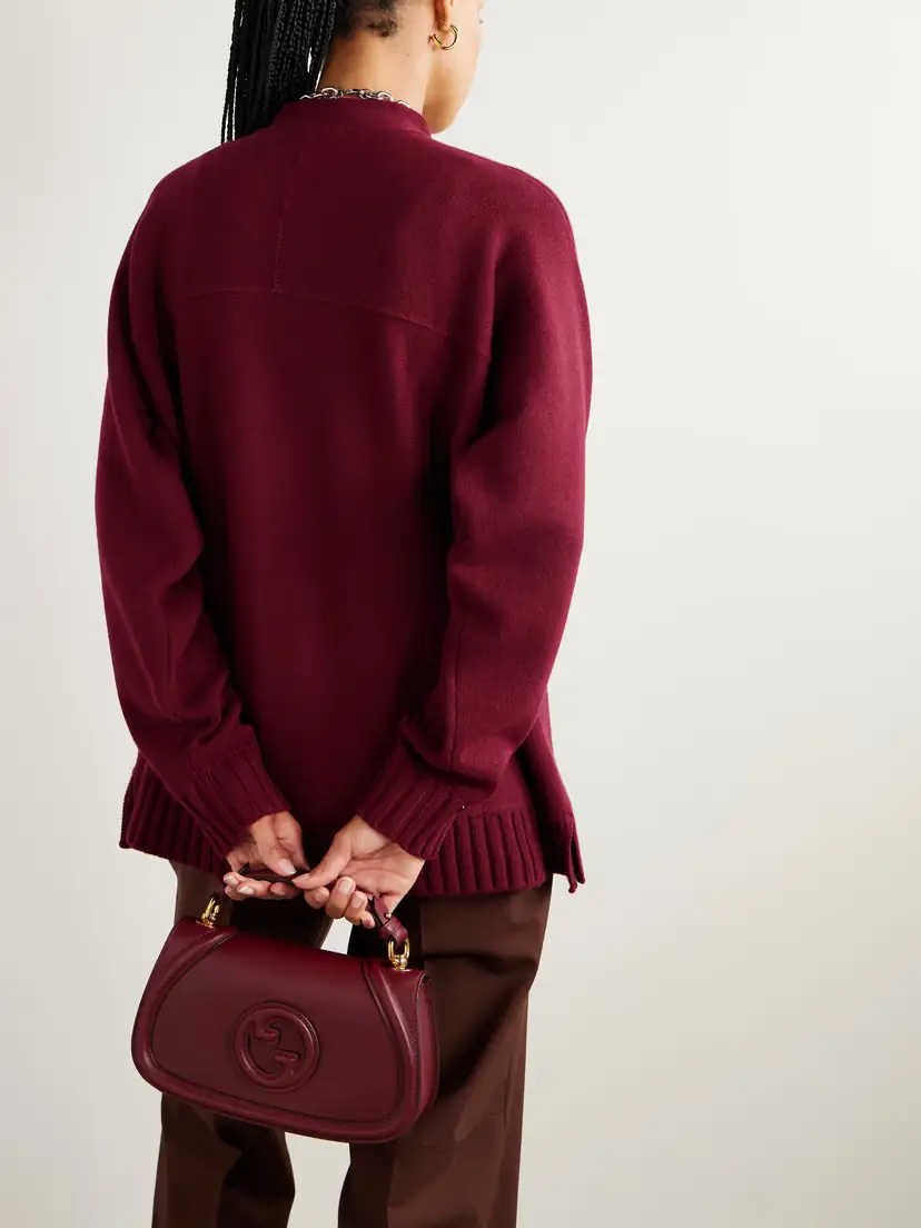 Gucci Horsebit-detailed Wool And Cashmere-blend Cardigan | Thumbnail 4