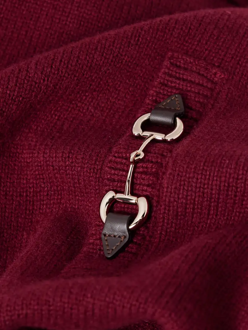 Gucci Horsebit-detailed Wool And Cashmere-blend Cardigan | Thumbnail 5