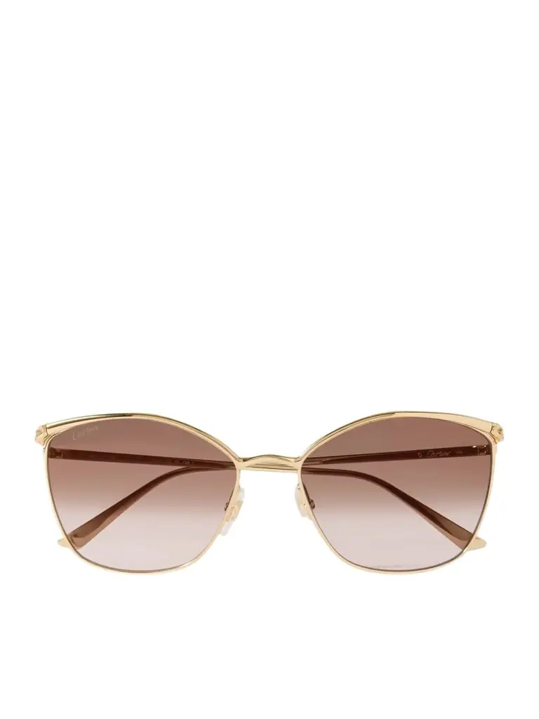 Panthère Classic Cat-eye Gold-tone Sunglasses Panthère Classic Cat-eye Gold-tone Sunglasses