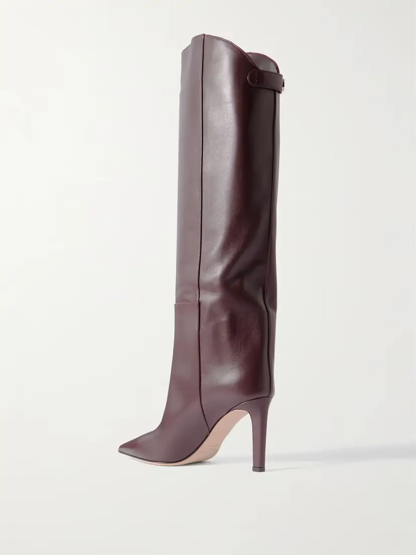 Jimmy Choo Alizze 85 Leather Knee Boots | Thumbnail 3
