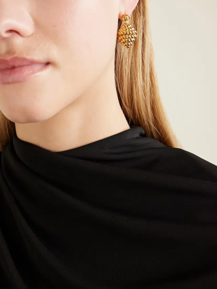 TOTEME Rope Gold-plated Earrings | Thumbnail 2