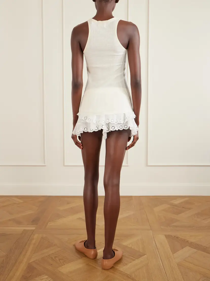 Isabel Marant Helma Ribbed Silk Tank | Thumbnail 4