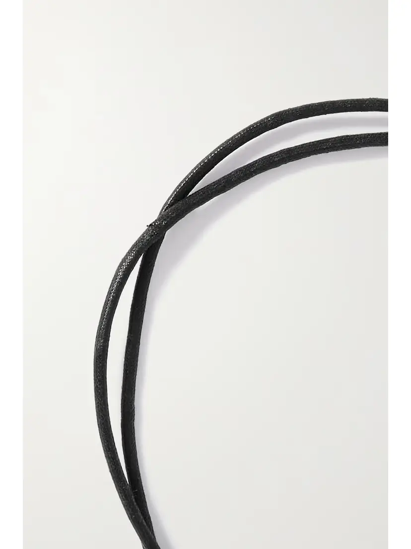 Alighieri + Net Sustain The Mini Link Of Wanderlust Gold-plated Cord Necklace | Thumbnail 3 Alighieri + Net Sustain The Mini Link Of Wanderlust Gold-plated Cord Necklace | Thumbnail 3