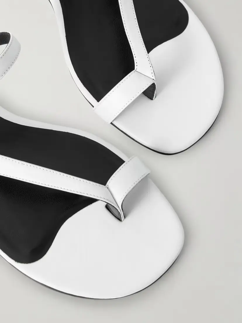 Khaite Aimee Leather Sandals | Thumbnail 5 Khaite Aimee Leather Sandals | Thumbnail 5