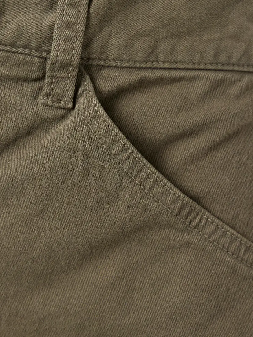 Nili Lotan Tribeca Brushed Cotton-blend Twill Barrel-leg Pants | Thumbnail 5