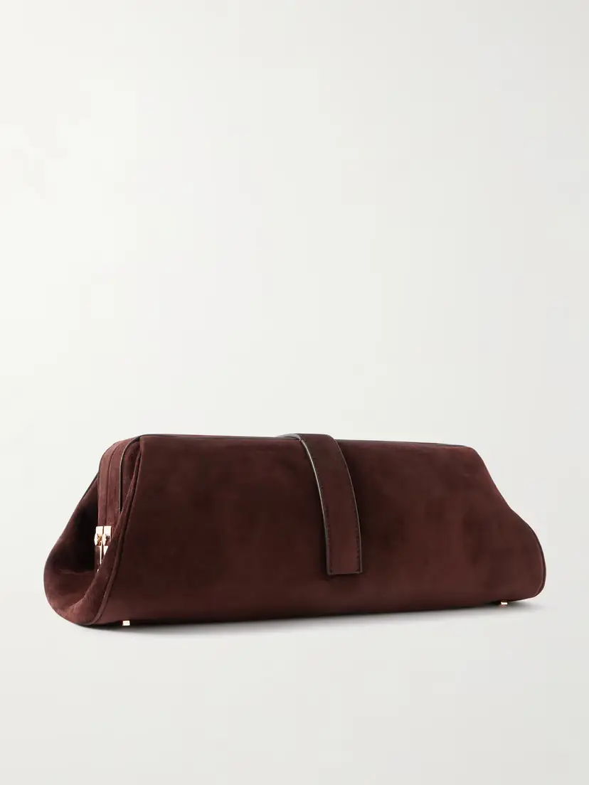 Gabriela Hearst Paola Suede Clutch | Thumbnail 3