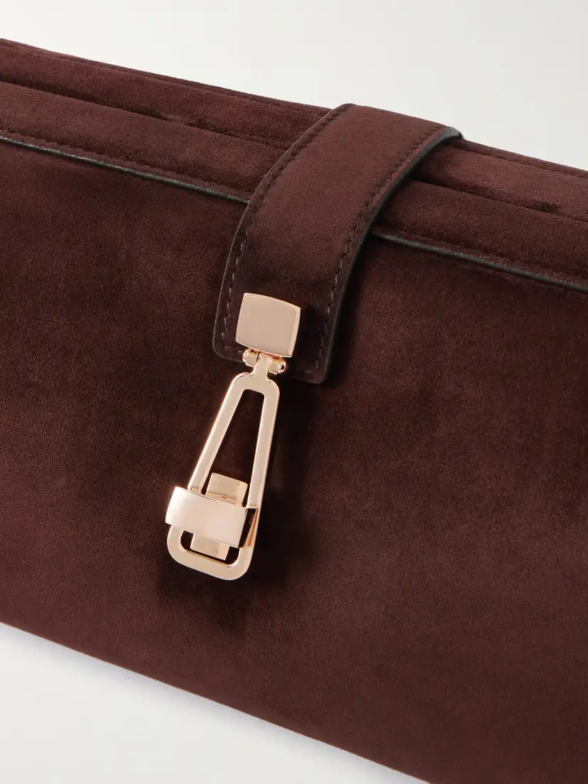 Gabriela Hearst Paola Suede Clutch | Thumbnail 4