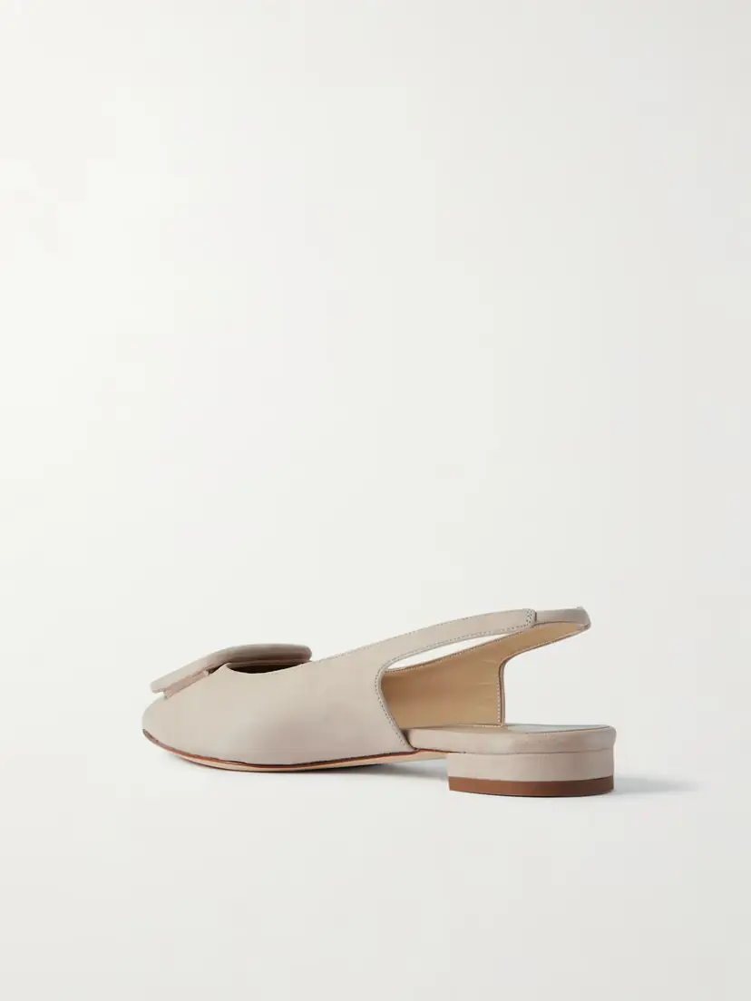 Manolo Blahnik Maylura Buckled Suede Slingback Flats | Thumbnail 3 Manolo Blahnik Maylura Buckled Suede Slingback Flats | Thumbnail 3