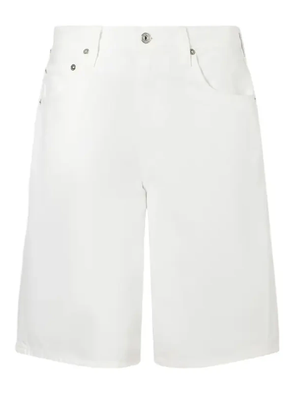 Court Denim Straight-leg Shorts Court Denim Straight-leg Shorts