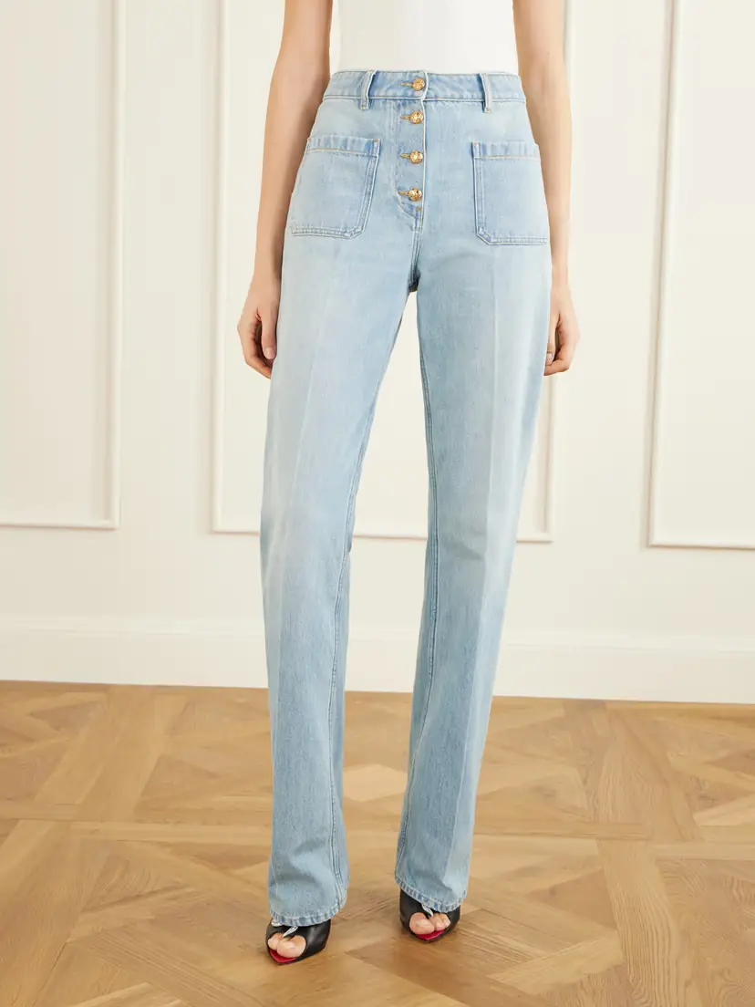 Valentino Garavani High-rise Straight-leg Jeans | Thumbnail 3