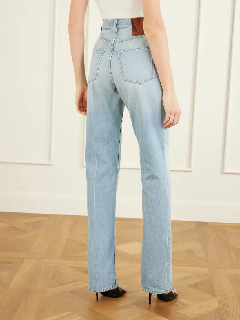 Valentino Garavani High-rise Straight-leg Jeans | Thumbnail 4