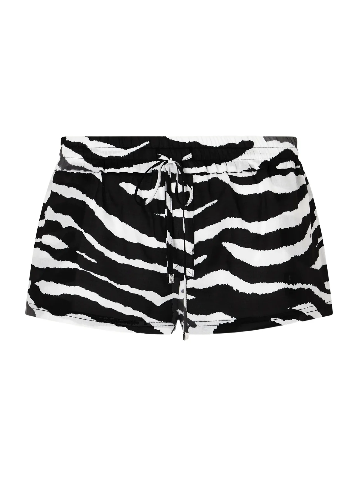 Zebra-print Cotton-voile Shorts Zebra-print Cotton-voile Shorts