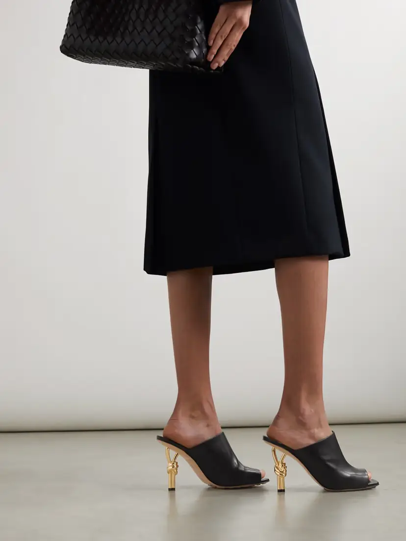 Bottega Veneta Leather Mules | Thumbnail 2
