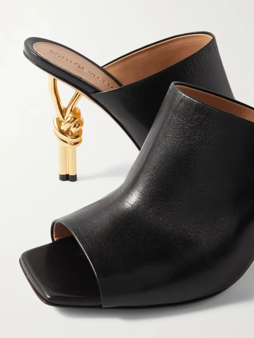 Bottega Veneta Leather Mules | Thumbnail 4