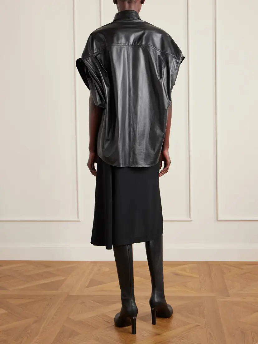 Balenciaga Leather Shirt | Thumbnail 3 Balenciaga Leather Shirt | Thumbnail 3