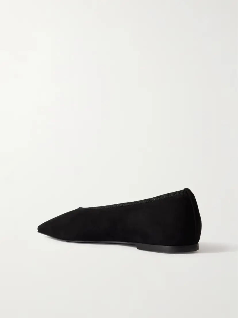 TOTEME The Minimalist Suede Ballet Flats | Thumbnail 3
