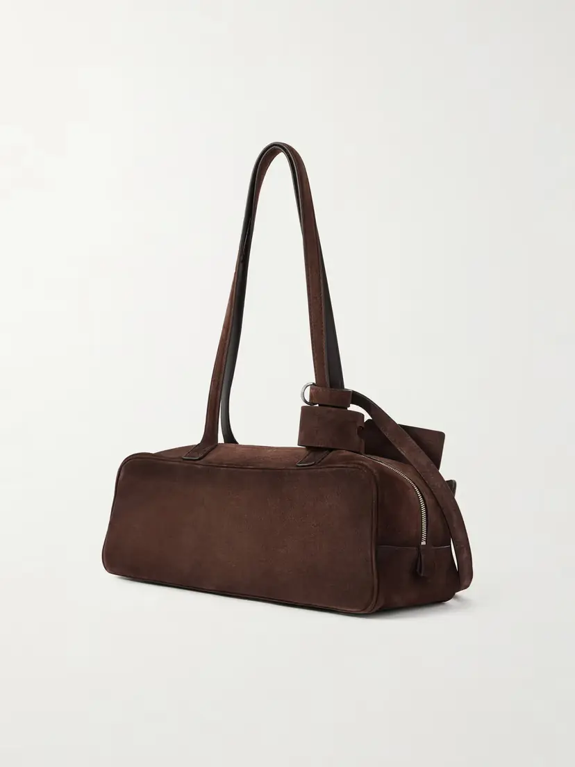 Balenciaga Carrie Small Suede Shoulder Bag | Thumbnail 3