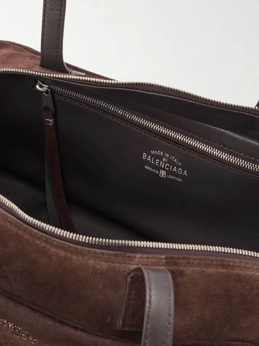 Balenciaga Carrie Small Suede Shoulder Bag | Thumbnail 5