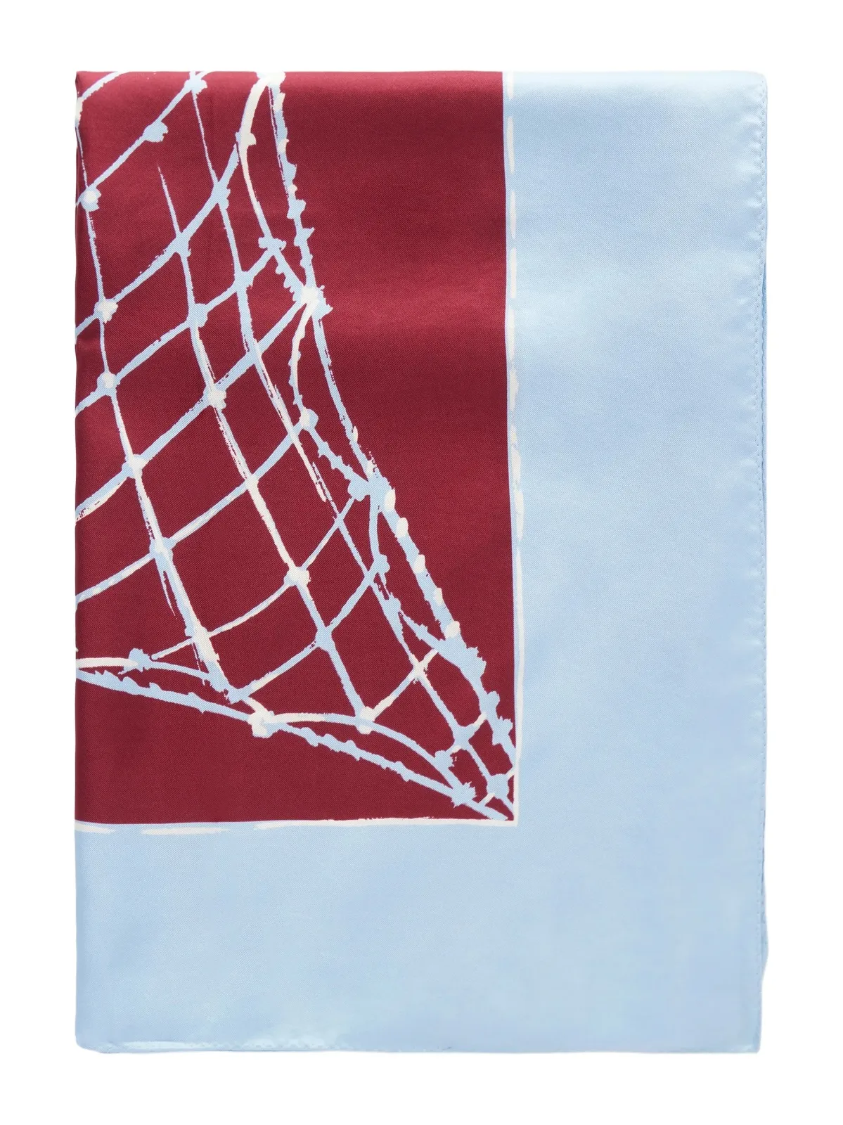 Fishnet Printed Silk-twill Scarf Fishnet Printed Silk-twill Scarf