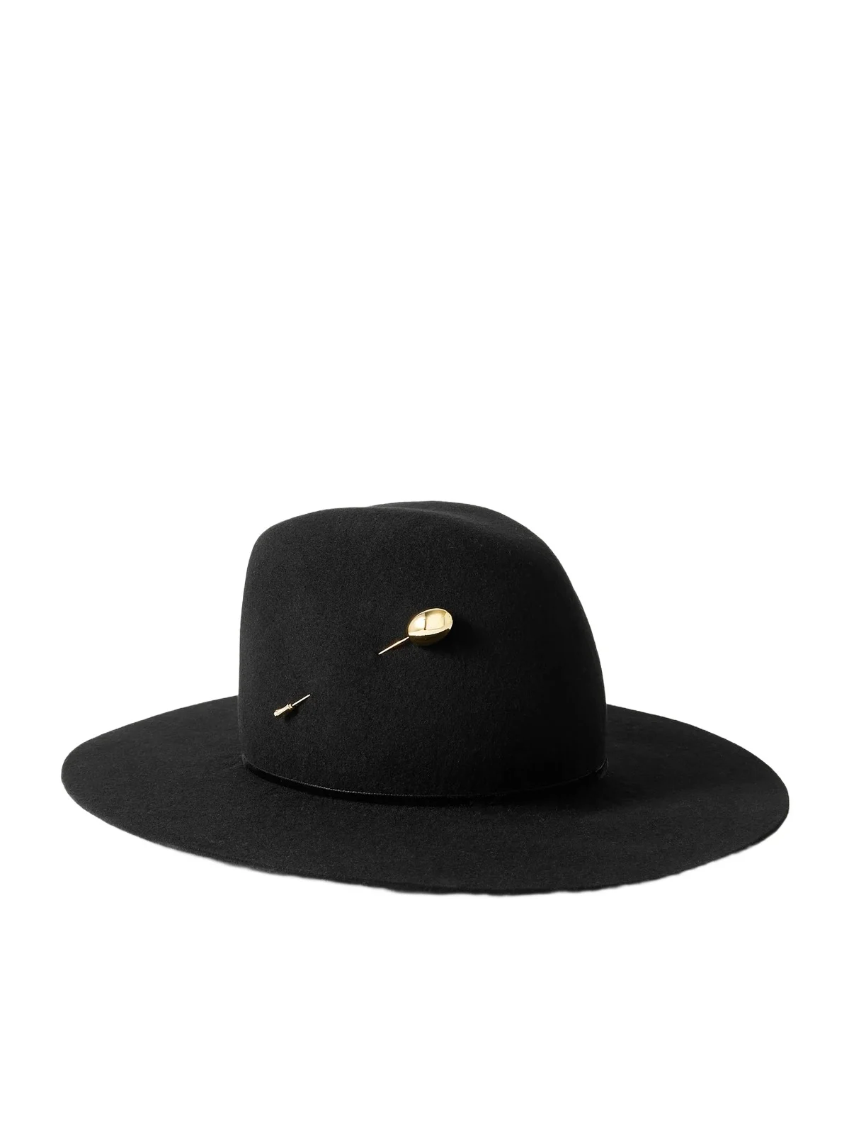 Waverly Embellished Wool And Silk-blend Felt Fedora Waverly Embellished Wool And Silk-blend Felt Fedora