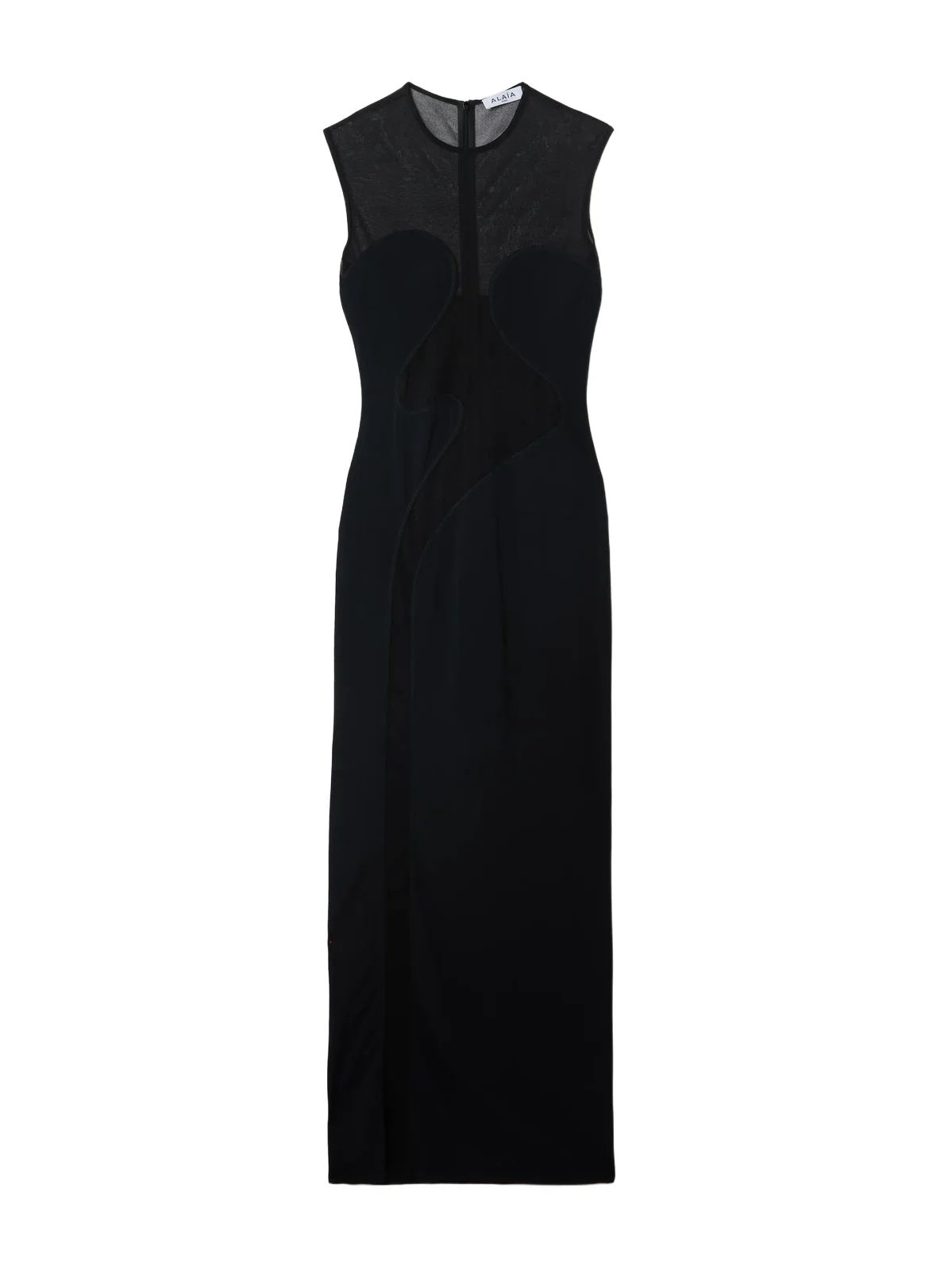 Silk-trimmed Stretch-knit Maxi Dress Silk-trimmed Stretch-knit Maxi Dress