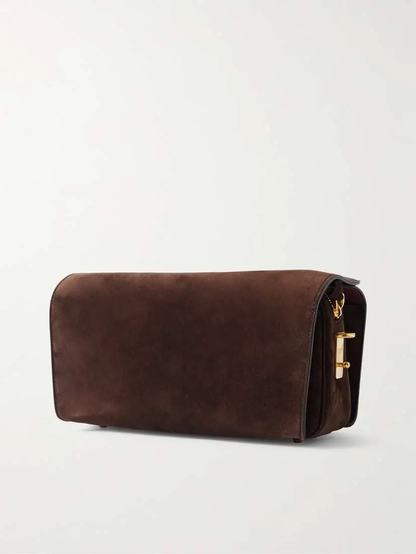Balenciaga Le 7 Suede Shoulder Bag | Thumbnail 4 Balenciaga Le 7 Suede Shoulder Bag | Thumbnail 4