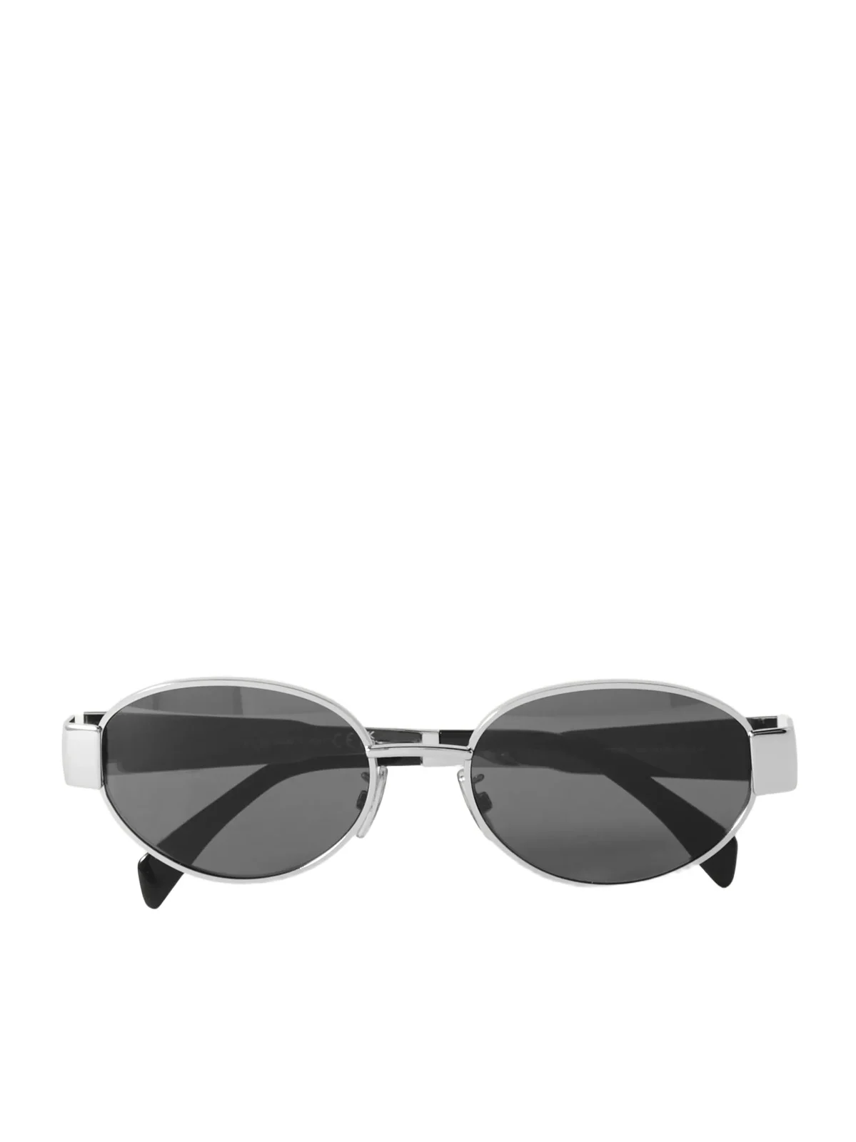 Oval-frame Silver-tone And Acetate Sunglasses
