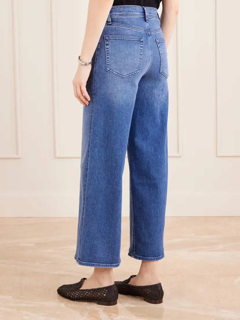 Frame Le Slim Palazzo Crop Harbor Pocket High-rise Wide-leg Jeans | Thumbnail 4 Frame Le Slim Palazzo Crop Harbor Pocket High-rise Wide-leg Jeans | Thumbnail 4